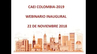 CAEI 2019 - Webinario Inaugural