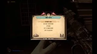 Bioshock Infinite - menu freeze bug (PC)