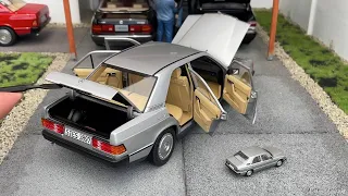 1:18 Mercedes-Benz W201 190E, Astral silver - Norev [Unboxing]