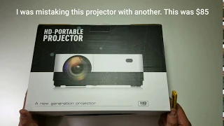 2019 Review of Wsky Portable LCD Home Movie Projector 3000L