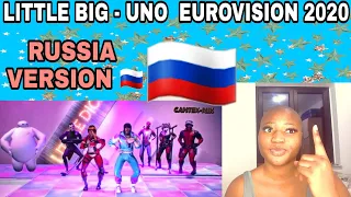LITTLE BIG - UNO EUROVISION 🇷🇺 2020 OFFICIAL CARTOON ANIMATION VIDEO (Eda React) Reaction