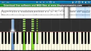 This Is Love  - Will I Am ft Eva Simons -- piano lesson with Synthesia