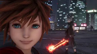 When Yozora steals Sora's Keyblade