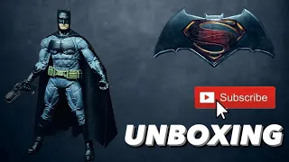 Unboxing DC Multiverse Batman V Superman Batman by Mcfarlane Toys!!