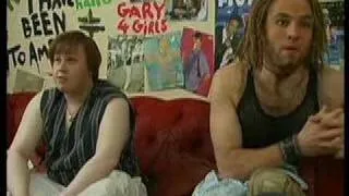 Lucas & Walliams as Gary Barlow & Howard Donald