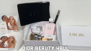 Dior Beauty Unboxing: New Pouch & Samples, Dior Makeup Brushes, Miss Dior Body Milk