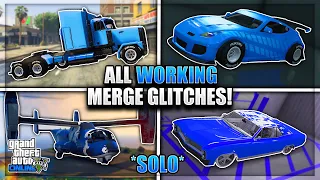 *SOLO* GTA 5 ALL WORKING CAR MERGE GLITCHES AFTER PATCH 1.68! F1/BENNY'S MERGE GLITCH! GTA ONLINE