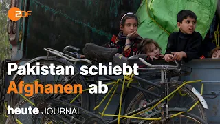 heute journal 02.11.23 Abschiebungen Pakistan, humanitäre Lage Gaza, Habecks Israel-Rede (english)