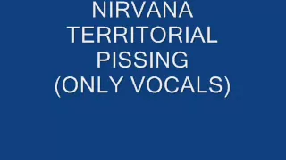 NIRVANA TERRITORIAL PISSING (ONLY VOCALS)