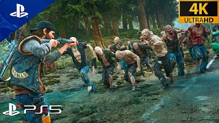 THE HORDE | DAYS GONE LOOKS ABSOLUTELY STUNNING on PS5 | Ultra Realistic Graphics Gameplay 4K