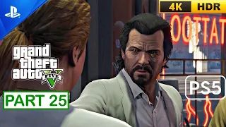 GTA V PS5 - Gameplay Walkthrough (60FPS 4K HDR) Part 25 No Commentary