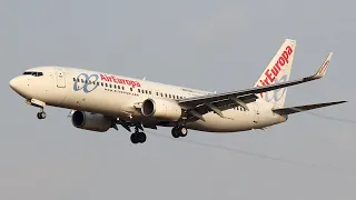 LANDING IN BILBAO SPAIN | AIR EUROPA | 737-800 PMDG | SUNRISE ☀️