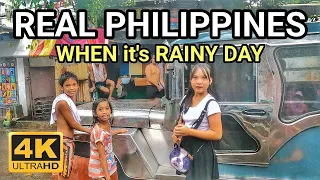 VERY NICE WET EXPERIENCE | RAINY WALK from A SIMPLE LIFE in Kaligayahan Residence [4K] 🇵🇭