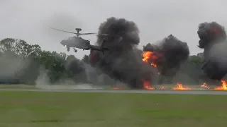 Apache Helicopter At RAF Cosford Air Show
