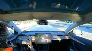 Tesla Model 3 Performance vs Mustang GT - Race 2 (Tesla Waited)