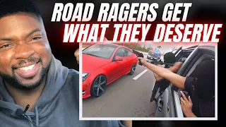 Brit Reacts To WHEN ROAD RAGERS GET WHAT THEY DESERVE!