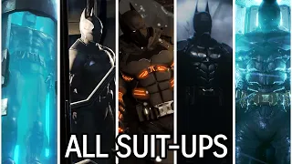 Evolution of All Batman Arkham Suit Up Scenes (2011-2016)