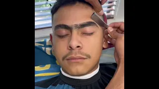 Eyebrow haircut training