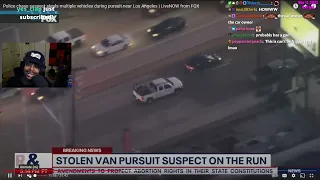 ImDontai Reacts To The CRAZIEST Car Chase Of 2022