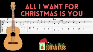 Mariah Carey- All I Want For Christmas Is You GUITAR TAB