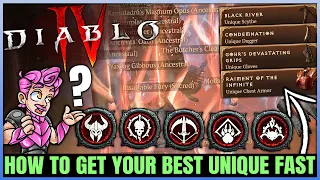 Diablo 4 - The BEST Uniques For Every Class & How to Farm Them FAST - Full Unique Guide!