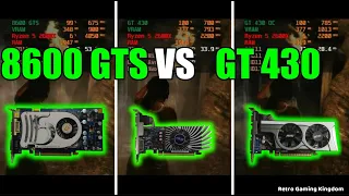 GeForce 8600 GTS vs GeForce GT 430 Test In 16 Games (No FPS Drop - Capture Card)