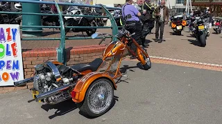 Picked the wrong day to go to Southport , absolutely chocka with motorcycles .