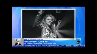 "Madonna" (self titled debut album) Turns 40!!! Good Morning America (7/27/23)