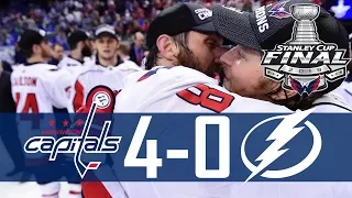 Capitals vs Lightning | Ovechkin Makes Finals! | 2018 Playoffs Highlights | May. 23, 2018