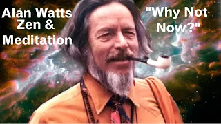 ✨Alan Watts - Guided Meditation and Zen ✨'Why Not Now?' - BLACK SCREEN
