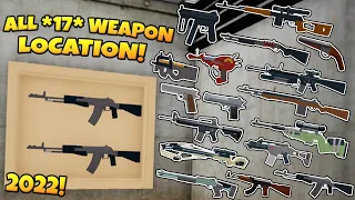 [ROBLOX]: Survive And Kill The Killers In Area 51 All 17 Weapons Locations! (2022)