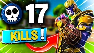 [REUPLOAD] MON PREMIER TOP 1 AVEC THANOS SUR FORTNITE BATTLE ROYALE ( 17KILLS )