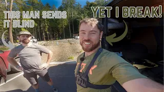 I broke my foot trying to ride with Phil Kmetz (Skills with Phil)