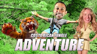 Costa Rican Jungle Adventure! Zip Lines, ATVs, Monkeys & FUN! 🤩 ❤️🐒