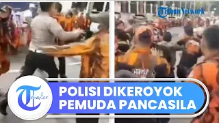 Viral Video Perwira Polisi Dikeroyok oleh Puluhan Anggota Pemuda Pancasila di Jakarta Pusat