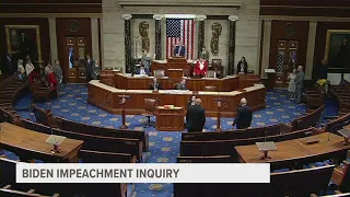 Speaker of the House Kevin McCarthy submitting impeachment inquiry on President Biden