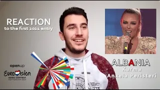 REACTION: Anxela Peristeri - Karma (Albania - Eurovision 2021)