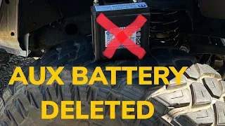 Jeep Wrangler JL and Jeep Gladiator JT AUX battery delete-SUPER EASY!!