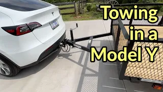 Towing in a Tesla Model Y, It's Easy