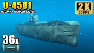 U-4501: 37kts speed under the sea