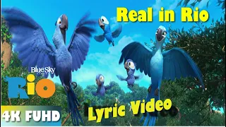 Real In Rio Reprise Song | Lyric Video | RIO Movie 2011 | Will.I.Am, Jamie Foxx| 4K FUHD