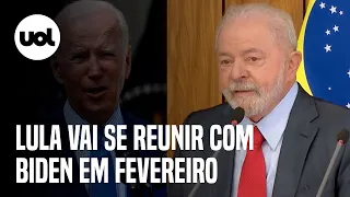 Lula vai se reunir com Biden em 10 de fevereiro em Washington