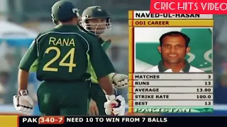 Pakistan need 14 runs from 11 balls against INDIA | SURPRISING FINISH | PAK VS IND 2004
