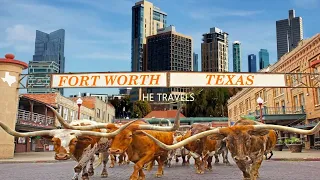 4K Fort Worth Texas Drive | Downtown Skyline | TCU | Surrounding Areas | Sightseeing