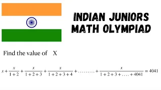 Indian Juniors mathematical Olympiad Question 2021 | India Math Olympiad
