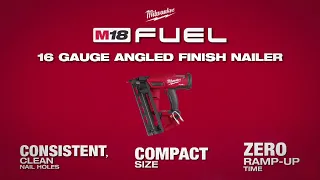 Milwaukee® M18 FN16GA FUEL™ 16 Gauge Angled Finish Nailer