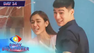 Day 14: Samantha nagulat nang biglang lumabas si Albie sa balete tree | PBB Kumunity