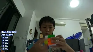 Ryoma Rubik's cube 20231122 AO5 12 59s