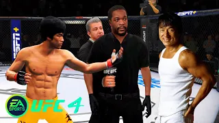 UFC4 Bruce Lee vs Jackie Chan Cosplay EA Ports UFC 4 PS5