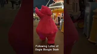 Following Lotso at Oogie Boogie Bash, Disney California Adventure